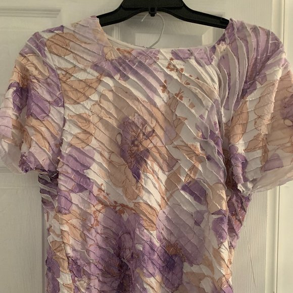 ALFRED DUNNER MULTICOLORED TOP SIZE L - Picture 1 of 3